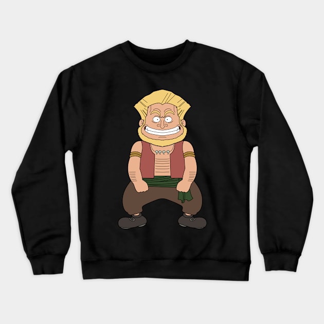 Buggy Pirate 2 Crewneck Sweatshirt by onepiecechibiproject